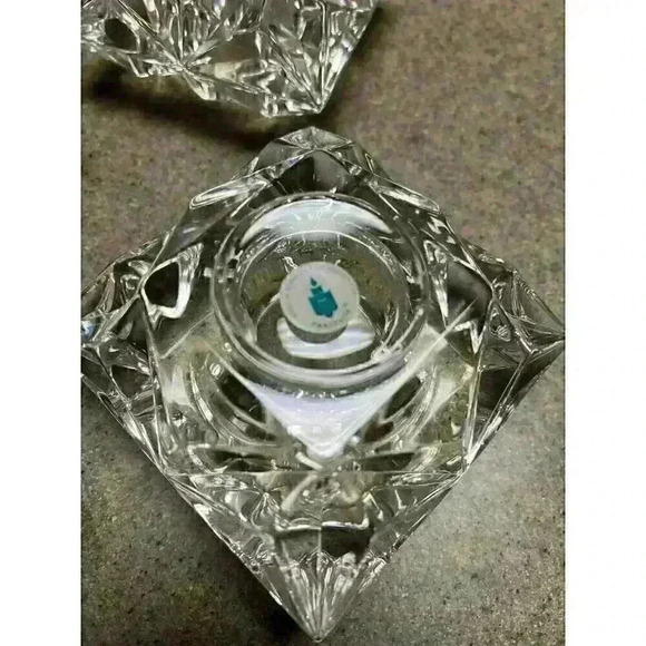 Crystal PartyLite Quad Prism votive candle holders - Picture 4 of 4